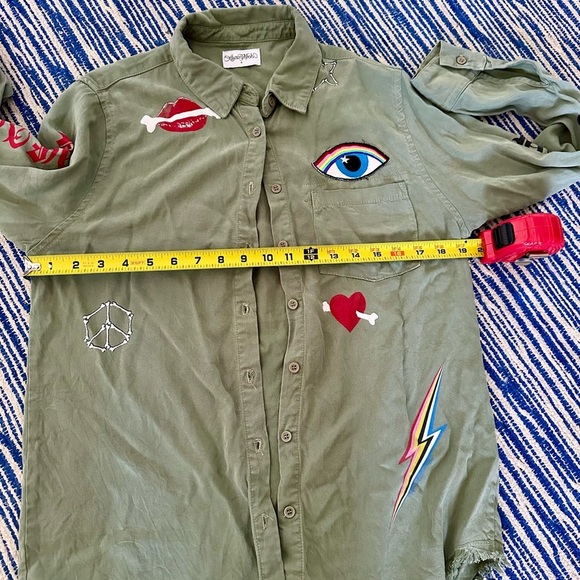 REVOLVE Bone Elements LS Button Up Shirt | Sloane by Lauren Moshi Size Small - Picture 9 of 12